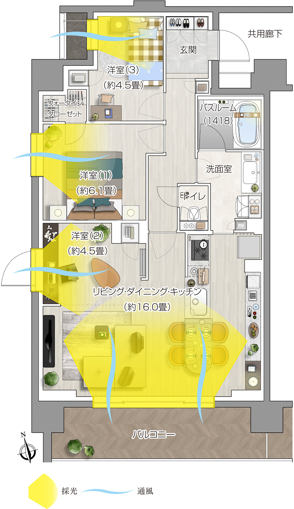 Dタイプ間取り図