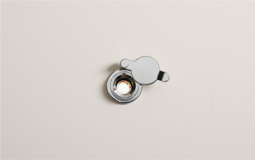 シャッター付ドアスコープ